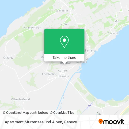 Apartment Murtensee und Alpen map