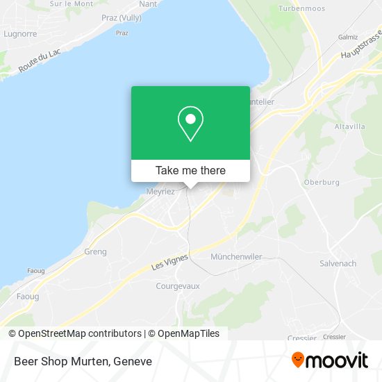 Beer Shop Murten map