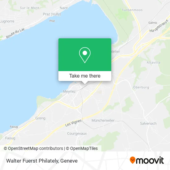 Walter Fuerst Philately map