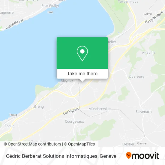 Cédric Berberat Solutions Informatiques map