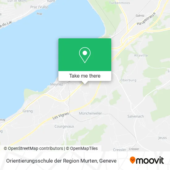 Orientierungsschule der Region Murten plan