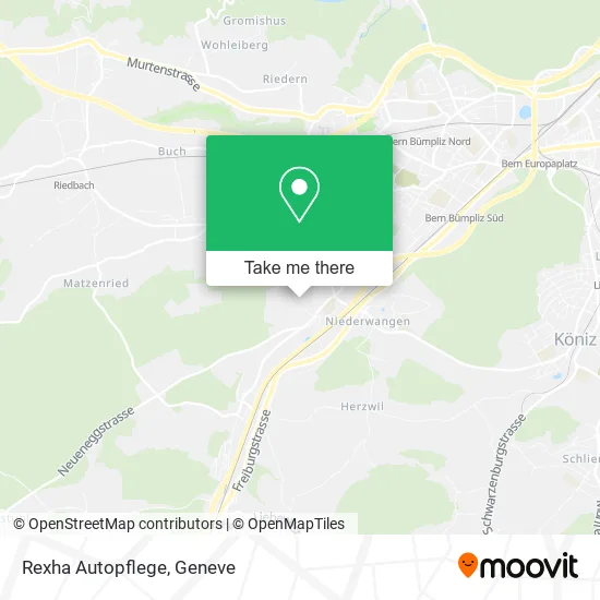 Rexha Autopflege map