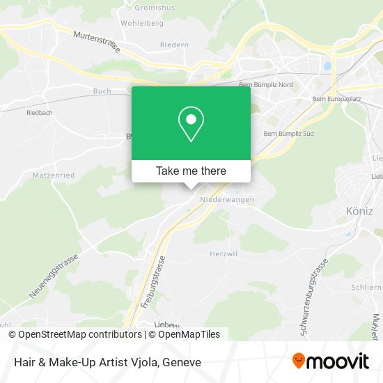Hair & Make-Up Artist Vjola map