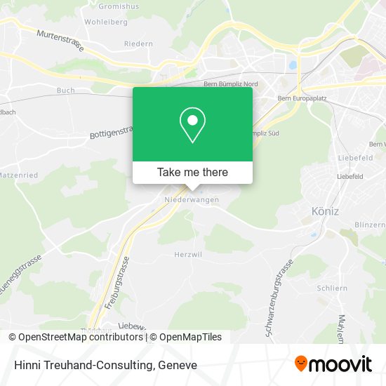 Hinni Treuhand-Consulting map