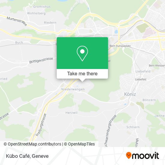 Kübo Café map