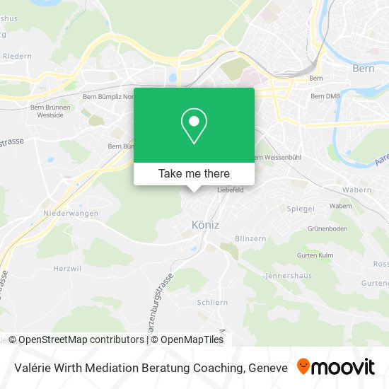 Valérie Wirth Mediation Beratung Coaching map
