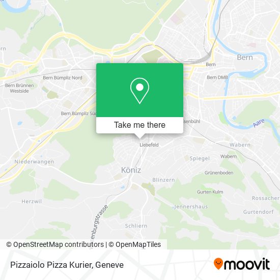 Pizzaiolo Pizza Kurier map