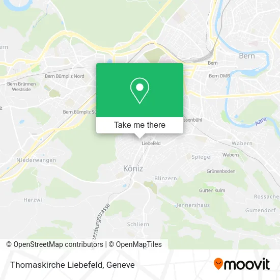 Thomaskirche Liebefeld map