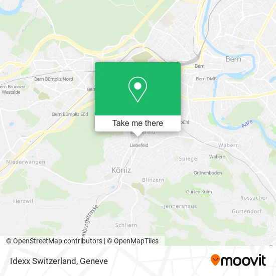 Idexx Switzerland map