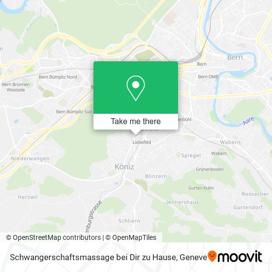 Schwangerschaftsmassage bei Dir zu Hause map