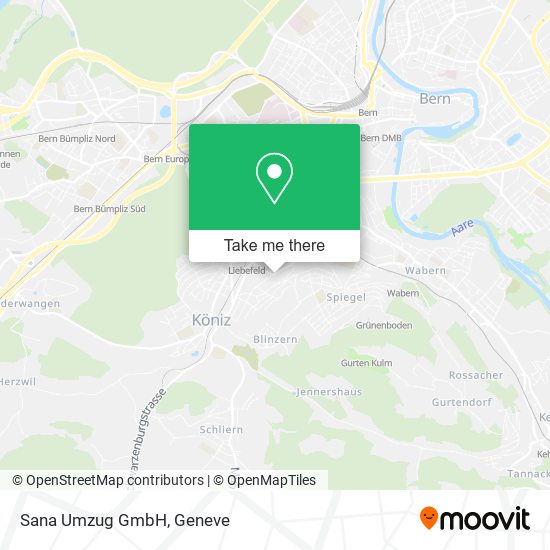 Sana Umzug GmbH map