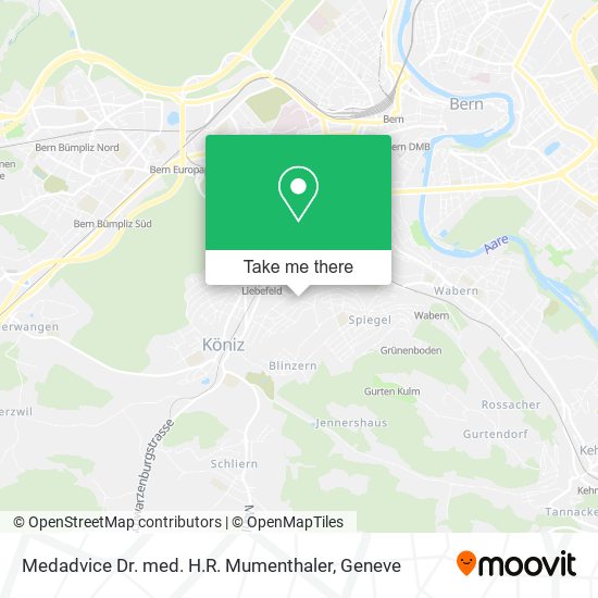Medadvice Dr. med. H.R. Mumenthaler map