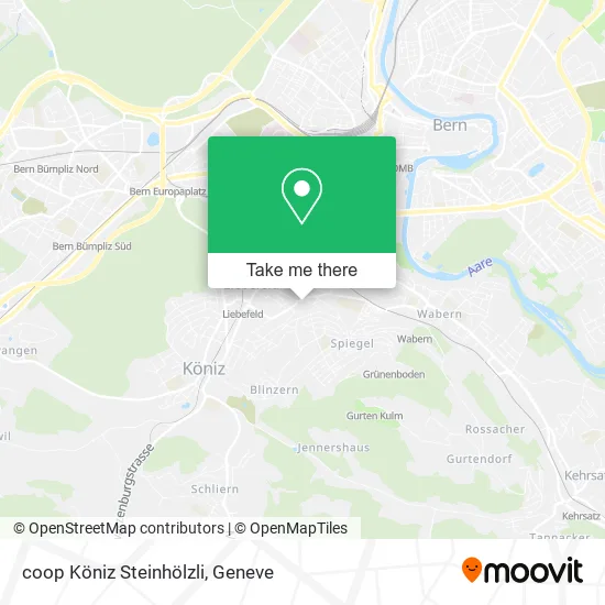 coop Köniz Steinhölzli map