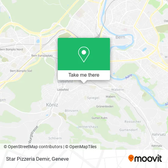 Star Pizzeria Demir map