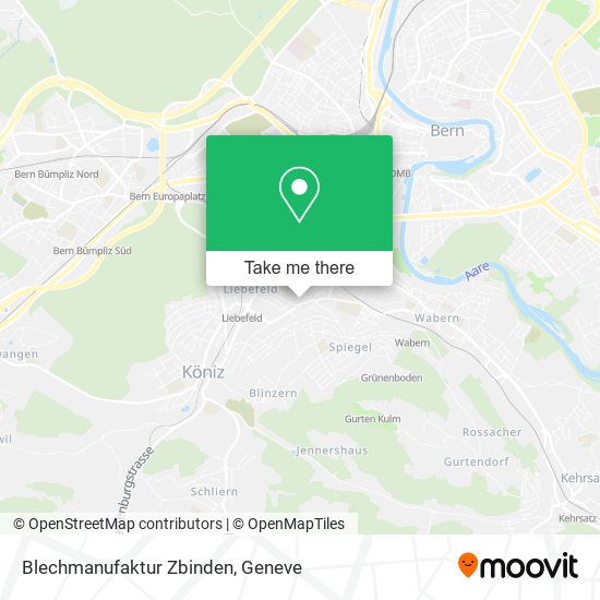 Blechmanufaktur Zbinden map