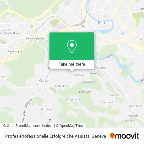 Profea-Professionelle Erfolgreiche Assists map