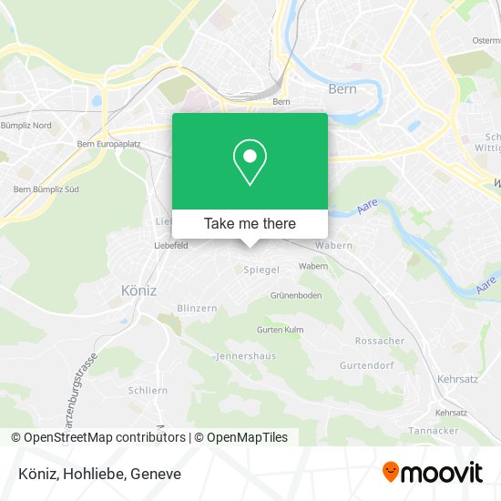 Köniz, Hohliebe map