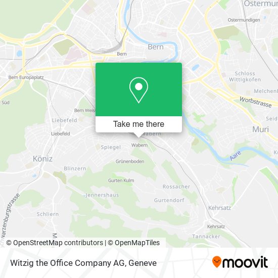 Witzig the Office Company AG map