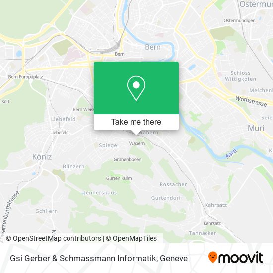 Gsi Gerber & Schmassmann Informatik map