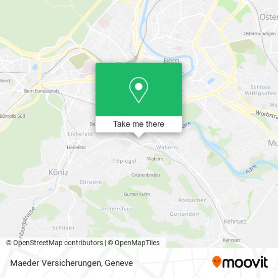 Maeder Versicherungen map