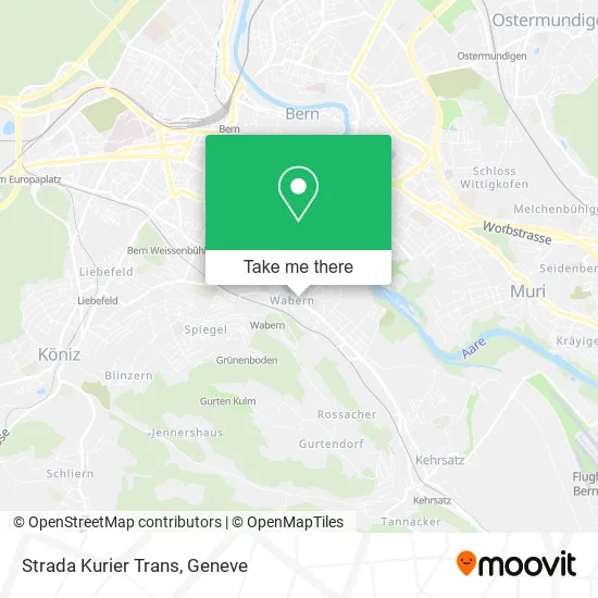 Strada Kurier Trans map