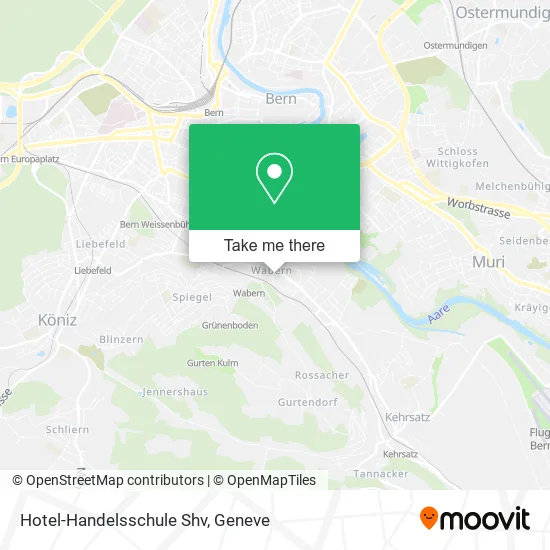 Hotel-Handelsschule Shv map