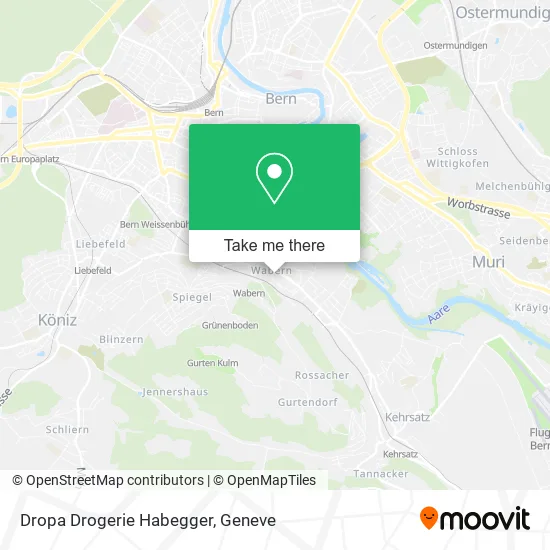 Dropa Drogerie Habegger map