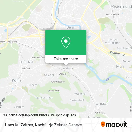 Hans M. Zeltner, Nachf. Irja Zeltner map