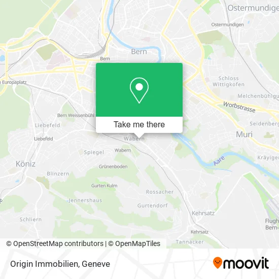Origin Immobilien map