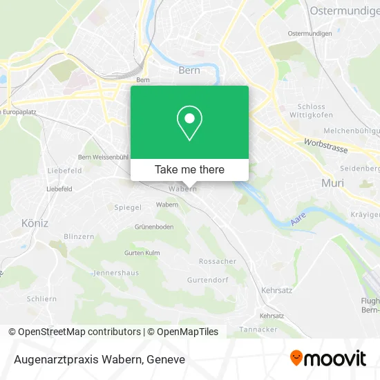 Augenarztpraxis Wabern map