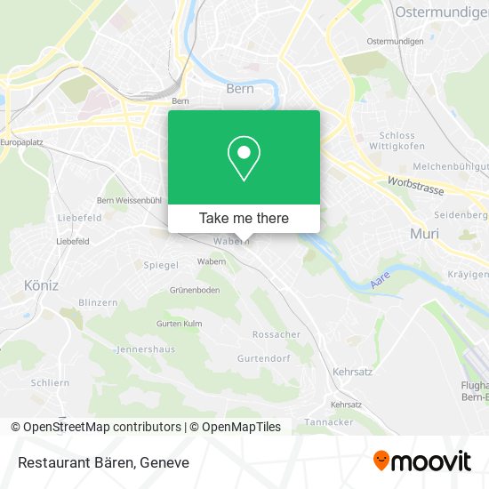 Restaurant Bären map