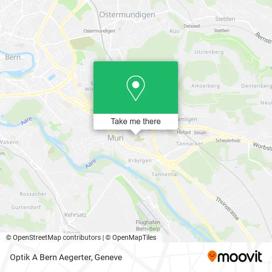 Optik A Bern Aegerter map
