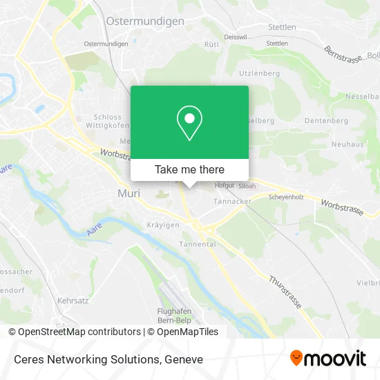 Ceres Networking Solutions map