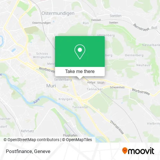 Postfinance map