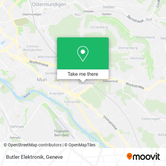 Butler Elektronik map