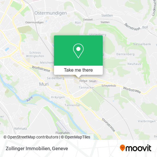 Zollinger Immobilien map