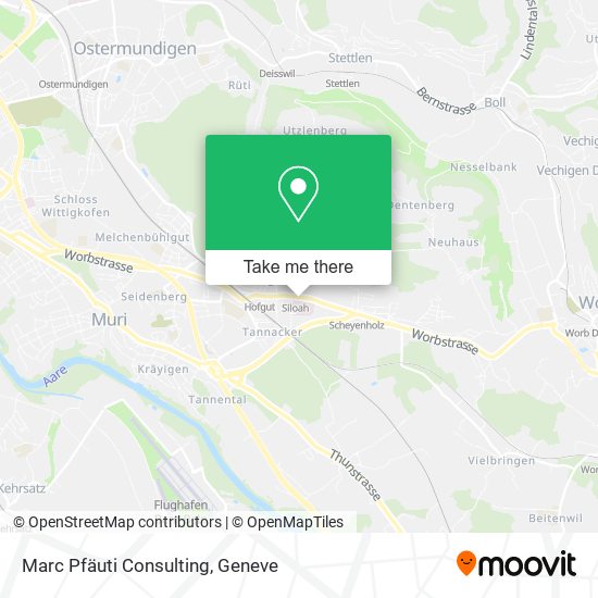 Marc Pfäuti Consulting map