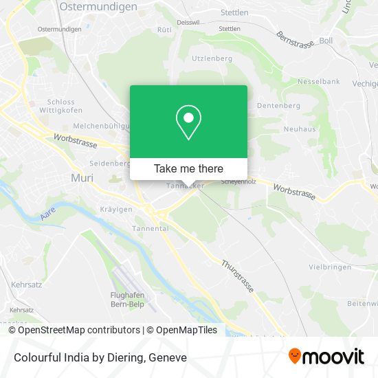 Colourful India by Diering map