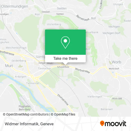 Widmer Informatik map