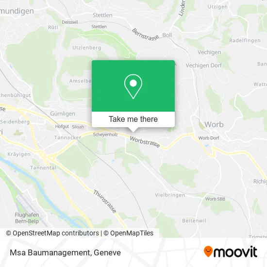 Msa Baumanagement map