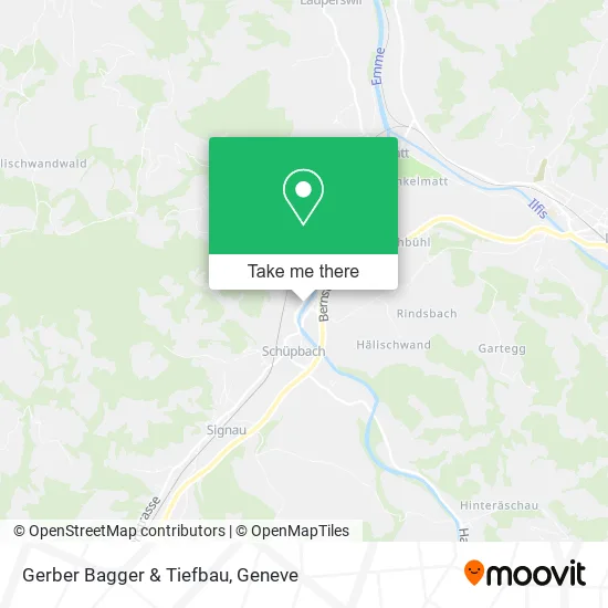 Gerber Bagger & Tiefbau map