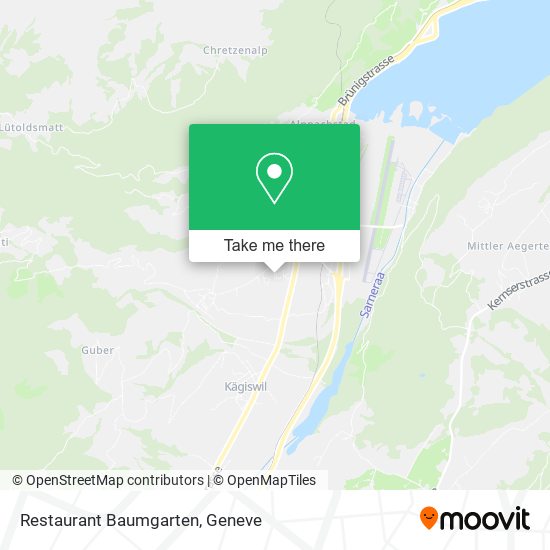 Restaurant Baumgarten map