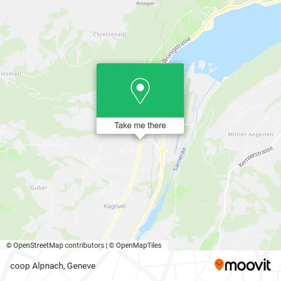 coop Alpnach map