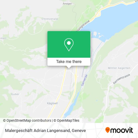 Malergeschäft Adrian Langensand map