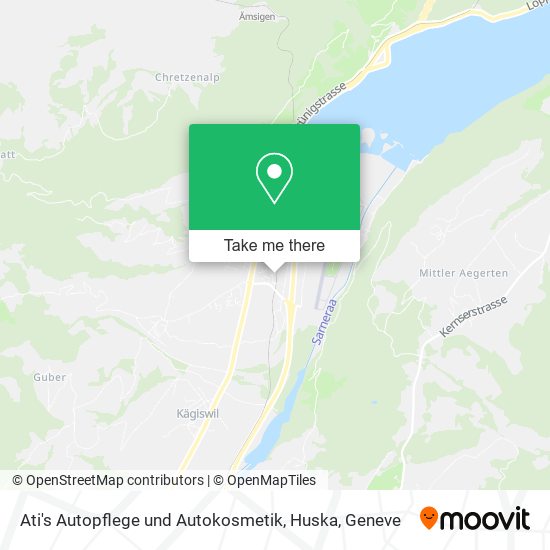 Ati's Autopflege und Autokosmetik, Huska map