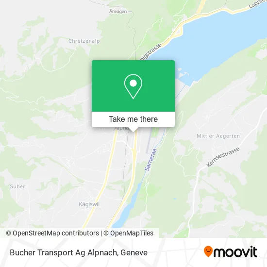 Bucher Transport Ag Alpnach map