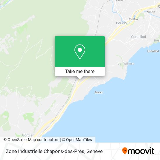 Zone Industrielle Chapons-des-Prés map