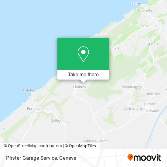Pfister Garage Service map
