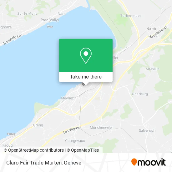 Claro Fair Trade Murten map