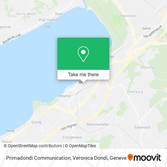 Primadondi Communication, Veronica Dondi map